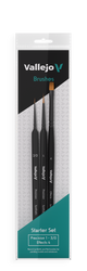 Vallejo Brushes - Precision - Starter Set I (3 Pcs.)