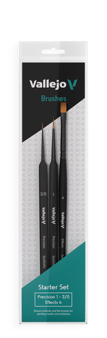 Vallejo Brushes - Precision - Starter Set I (3 Pcs.)