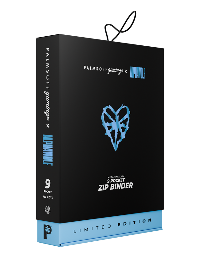 Limited Edition MEGA Capacity 9 Pocket Zip Binder - POG X Alpha Wolf