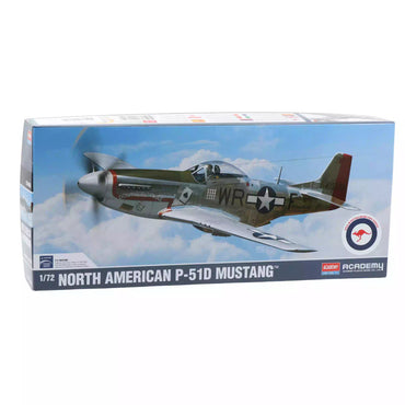 Academy 1/72 P-51D Mustang Plastic Model Kit *Aus Decals* [12485]