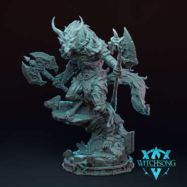 Ascendant Greatwolf - Witchsong Miniatures - Fox Den Resin Printed Miniature