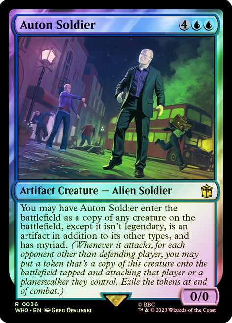 Auton Soldier (Surge Foil) [Doctor Who]