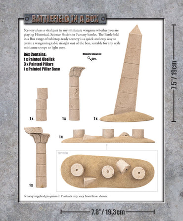 Battlefield in a Box: Forgotten City - Obelisk & Pillars