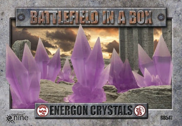 Battlefield in a Box: Energon Crystals - Purple - (x6) - 30mm