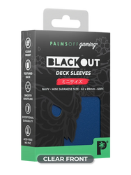 Blackout Deck Sleeves - Japanese Mini Size - Navy