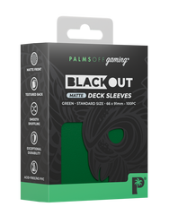 Blackout Deck Sleeves - Standard Size - Green - Matte