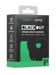 Blackout Deck Sleeves - Standard Size - Jade - Matte