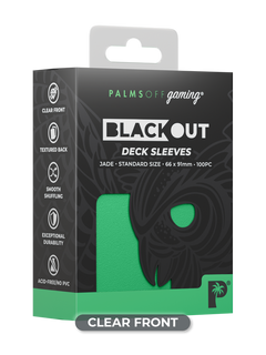 Blackout Deck Sleeves - Standard Size - Jade