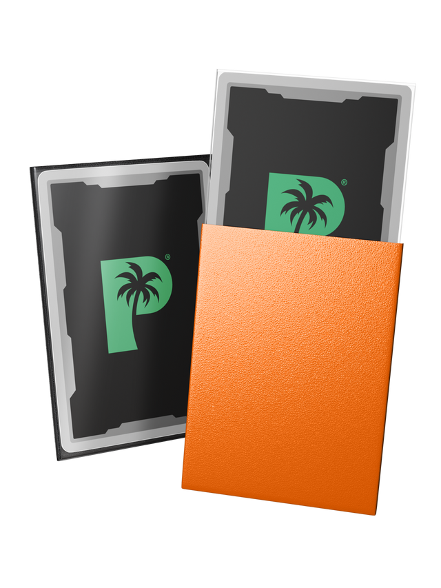 Blackout Deck Sleeves - Standard Size - Orange - Matte