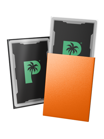 Blackout Deck Sleeves - Standard Size - Orange - Matte
