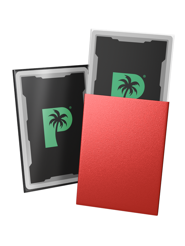 Blackout Deck Sleeves - Standard Size - Red - Matte