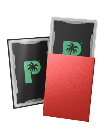 Blackout Deck Sleeves - Standard Size - Red - Matte