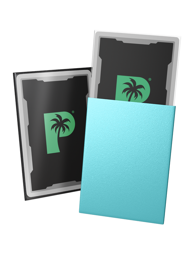 Blackout Deck Sleeves - Standard Size - Turquoise - Matte