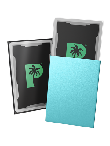 Blackout Deck Sleeves - Standard Size - Turquoise - Matte