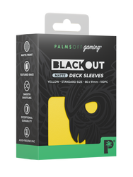 Blackout Deck Sleeves - Standard Size - Yellow - Matte