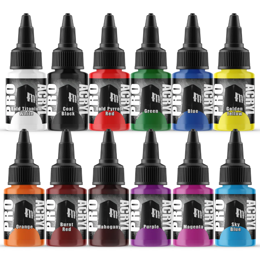 Monument Pro Acryl Sets - 24 Colour Base Set