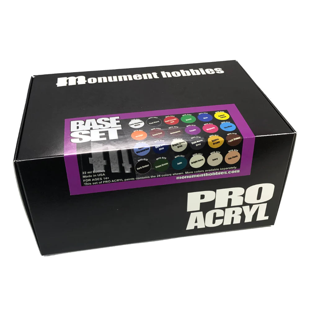 Monument Pro Acryl Sets - 24 Colour Base Set