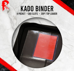 Kado Toploader Binder - 9 Pocket - Black