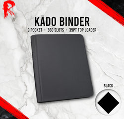 Kado Toploader Binder - 9 Pocket - Black