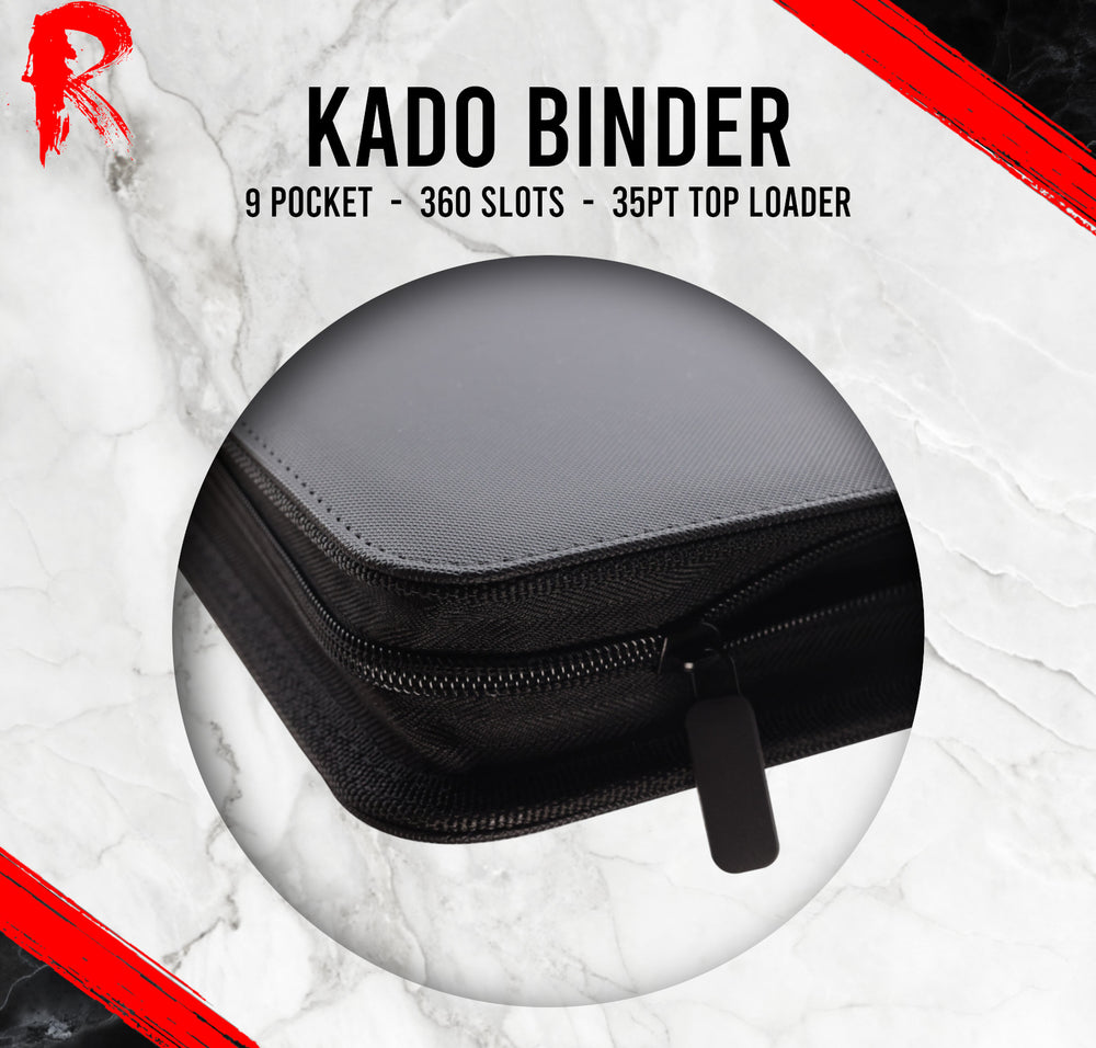 Kado Toploader Binder - 9 Pocket - Black