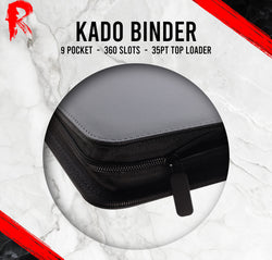 Kado Toploader Binder - 9 Pocket - Black