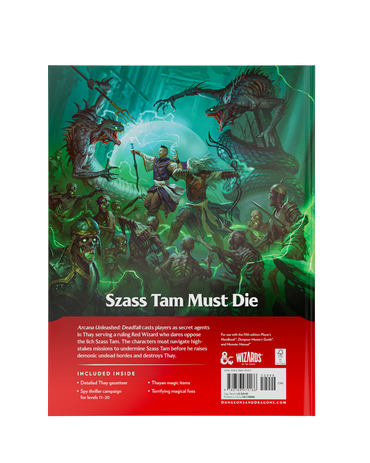 D&D Arcana Unleashed: Deadfall - Hard Cover- PRE-ORDER 31 JUL - LOCAL PICK UP ONLY