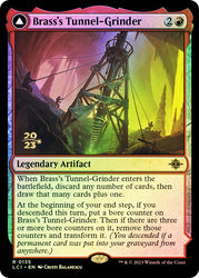 Brass's Tunnel-Grinder // Tecutlan, the Searing Rift [The Lost Caverns of Ixalan Prerelease Cards]