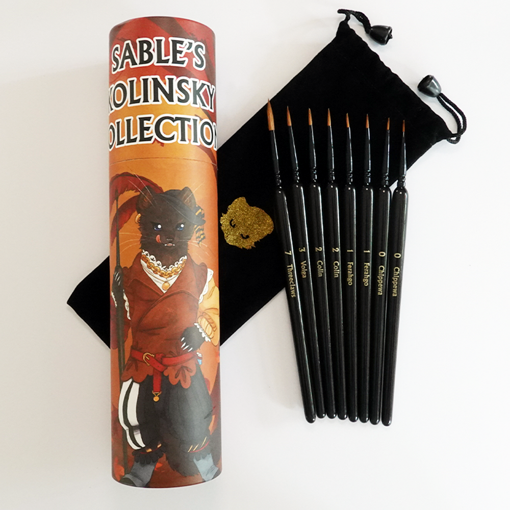 Chronicle Kolinsky Sable Brush Set