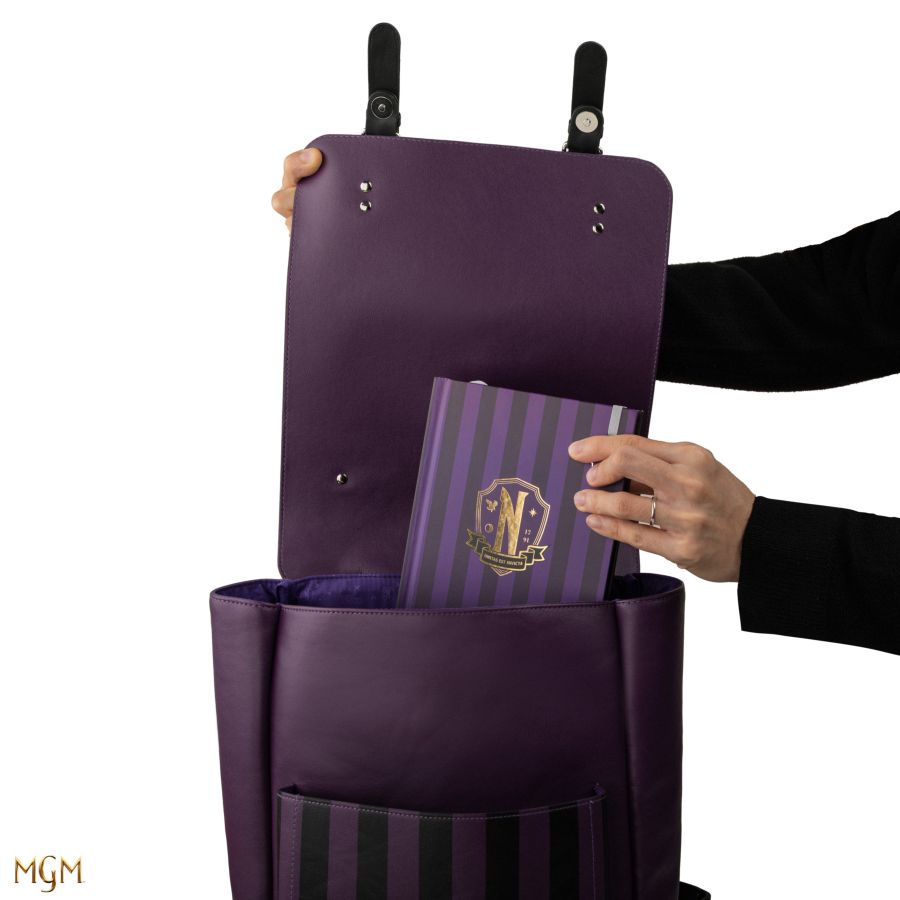 Wednesday (TV) - Nevermore Academy Backpack (Purple)