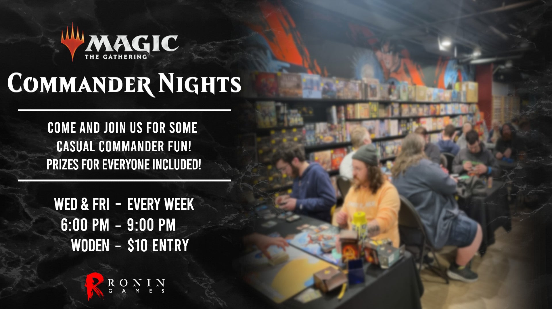 MTG: Commander Nights - Weekly Wed & Fri - Woden Only