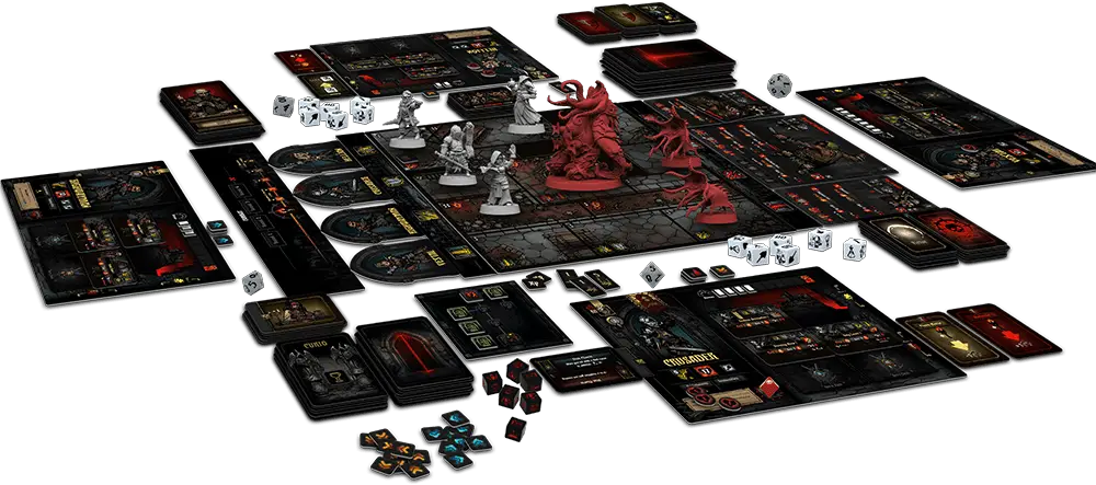 Darkest Dungeon The Board Game: Core Box and Minis Box