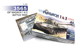 Dragon 1/35 IDF Magach 1 & 2 (2 in 1) Plastic Model Kit