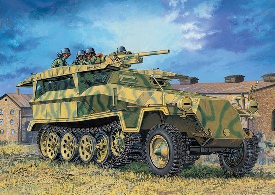 Dragon 1/35 Sd.Kfz.251/7 Ausf.C Pionierpanzerwagen Plastic Model Kit