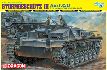 1/35 Sturmgeschutz 7.5cm Kanone (Sd.Kfz.142) Ausf.C/D Plastic Model Kit