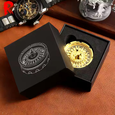 Roulette Dice - Gold with Black Writing - Ronin Games Dice