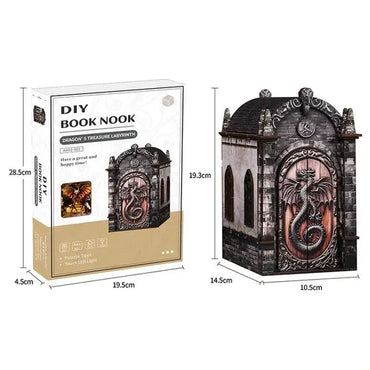 Dragon's Treasure Labyrinth Book Nook DIY 3D Puzzle [AH02-002]