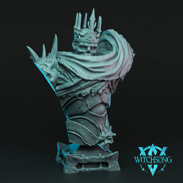 The Once Dead King Bust - Witchsong Miniatures - Fox Den Resin Printed Miniature