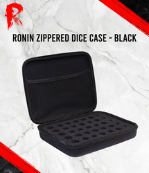 Ronin Zippered Dice Case - Black - BE-001