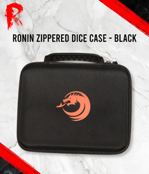 Ronin Zippered Dice Case - Black - BE-001