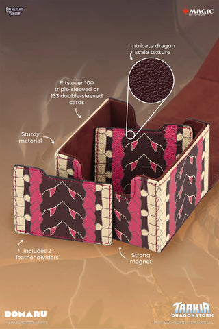 Gatherers Tavern - Tarkir Dragonstorm - Neriv Domaru 133+ Deck Box