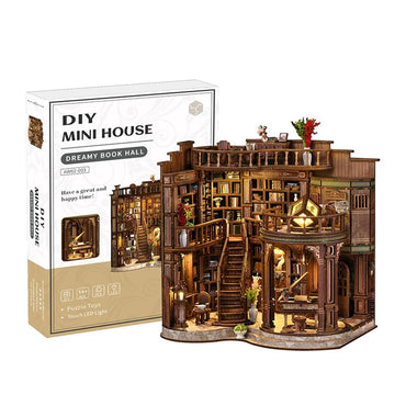 Dreamy Book Hall DIY Mini House 3D Puzzle [AW02-003]