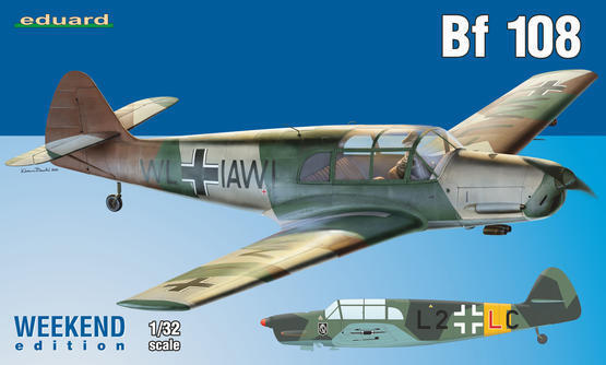 1/32 German WWII Bf 108 Weekend edition