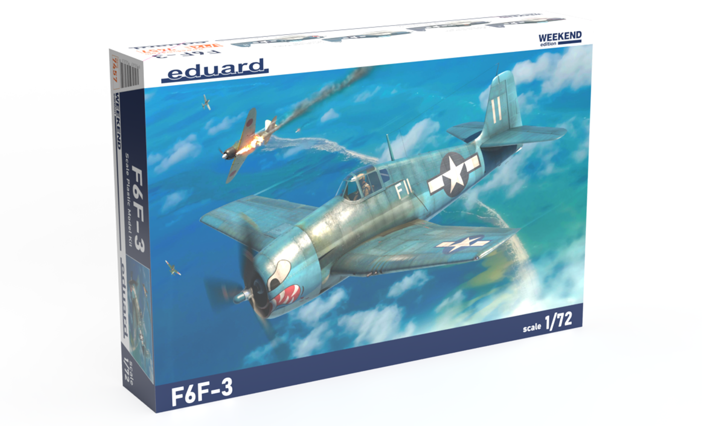 Eduard 1/72 F6F-3 Plastic Model Kit