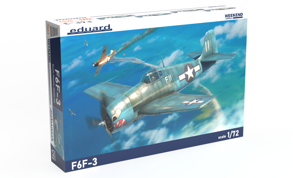 Eduard 1/72 F6F-3 Plastic Model Kit