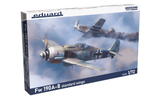 Eduard 1/72 Fw 190A-8 standard wings Plastic Model Kit