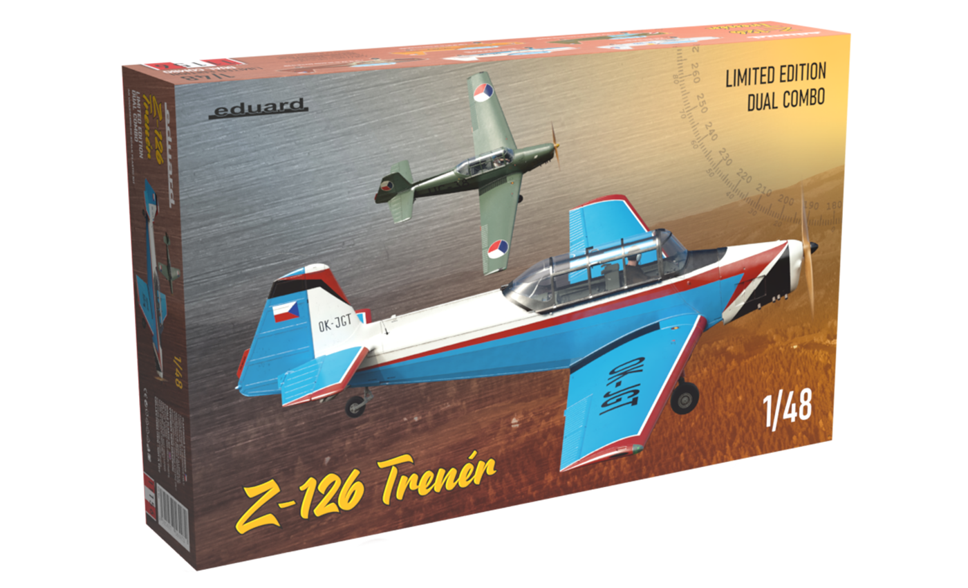 Eduard 1/48 Z-126 TRENÉR Dual Combo Plastic Model Kit