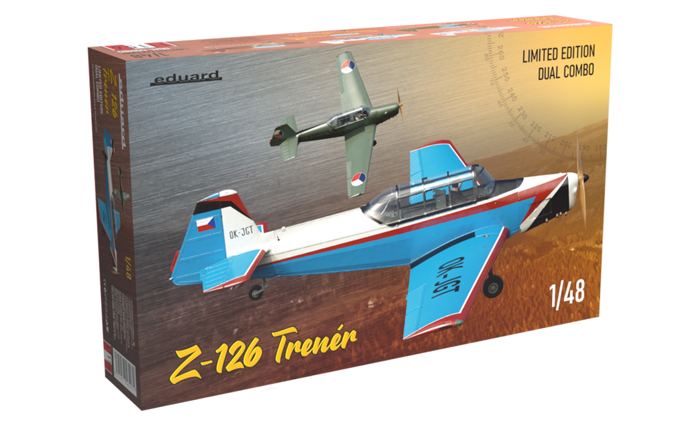 Eduard 1/48 Z-126 TRENÉR Dual Combo Plastic Model Kit