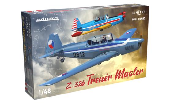 Eduard 1/48 Z-326 Trenér Master DUAL COMBO Limited edition Plastic Model Kit