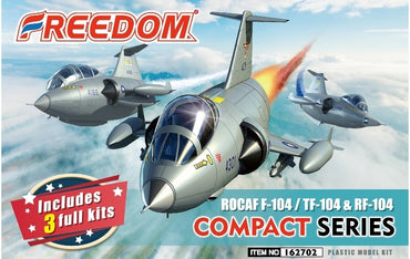 Freedom Models Egg F104/TF104/RF104 (Includes 3 Kits) Plastic Model Kit