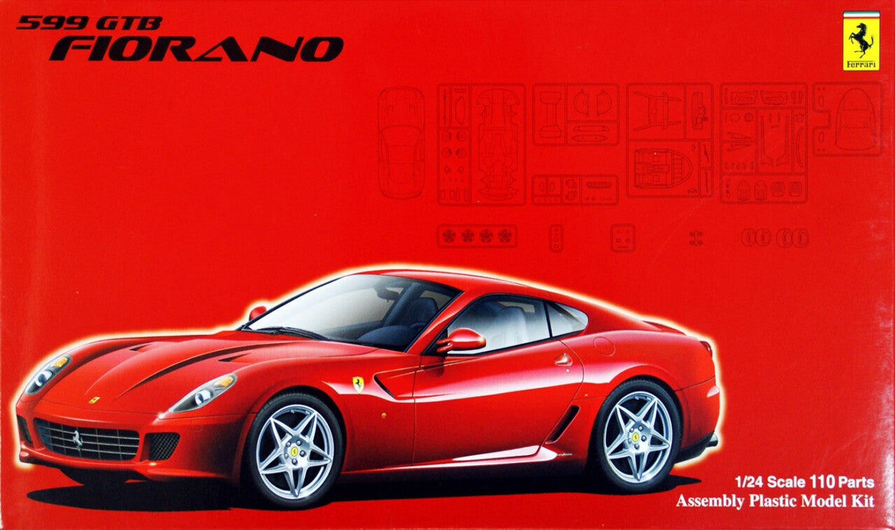 1/24 Ferrari 599GTB with Etching Parts (FR-12) Plastic Model Kit